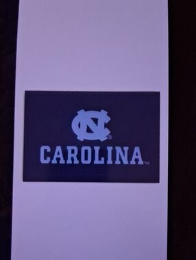 Carolina Logo Decal - Light Blue on Navy